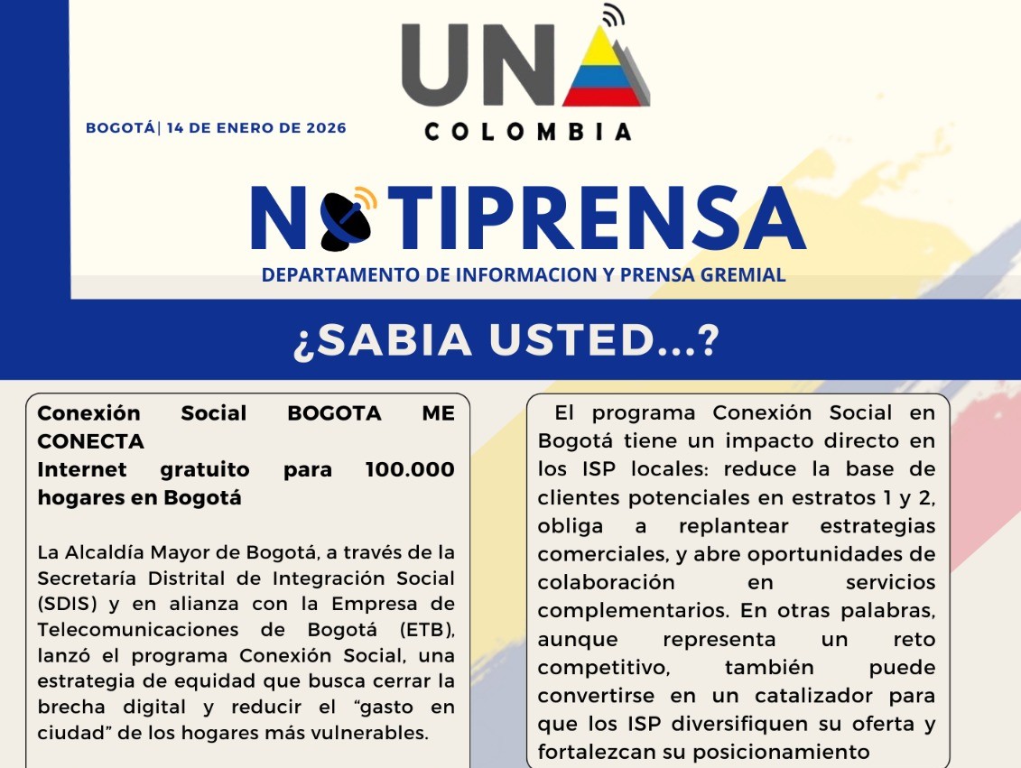 🚨 ALERTA PARA ISP EN BOGOTÁ 🚨